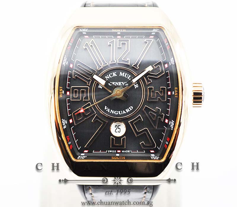 Franck Muller Vanguard Rose Gold V 45 SC DT 5N NR