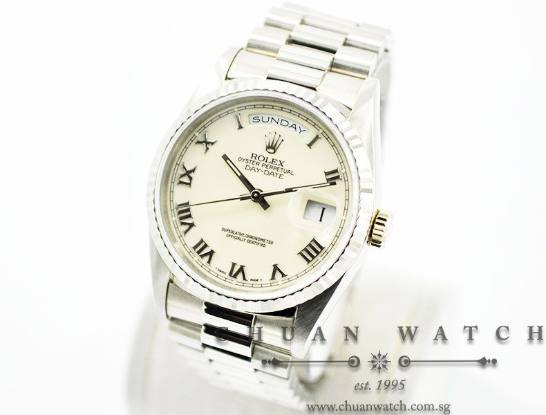 Rolex Day-Date President 36mm 18239 Ivory Roman - Discontinued - Image 2
