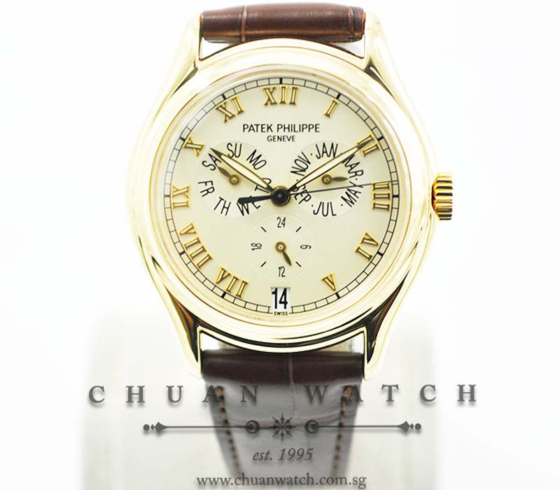 Patek Philippe Annual Calendar Yellow Gold 37mm 5035J-001 Cream - Discontinued