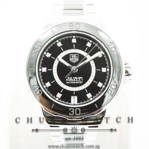 Tag Heuer Ladies Formula 1 Steel Ceramic 37mm WAU2210 Black Diamonds