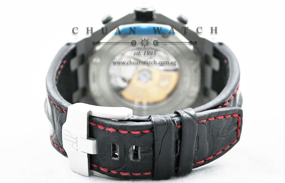 Audemars Piguet Royal Oak Offshore Black-Red Vampire 42mm 26470ST - Image 4