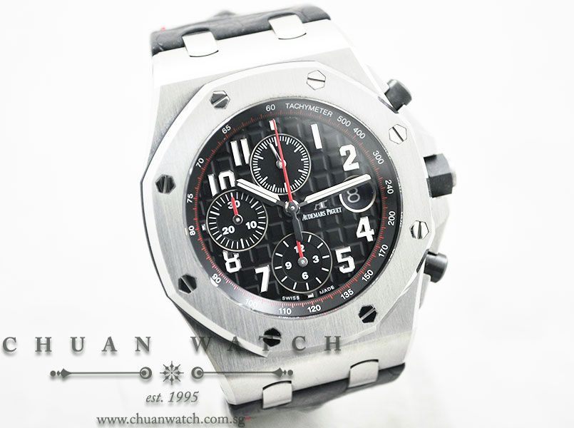Audemars Piguet Royal Oak Offshore Black-Red Vampire 42mm 26470ST - Image 3