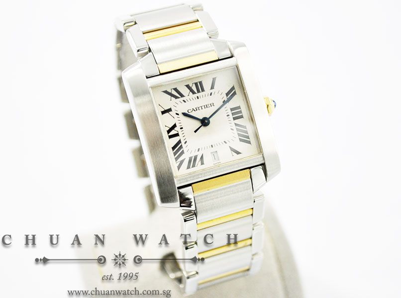 Cartier Tank Francaise Two-Tone Automatic 2302 - Discontinued - Image 3