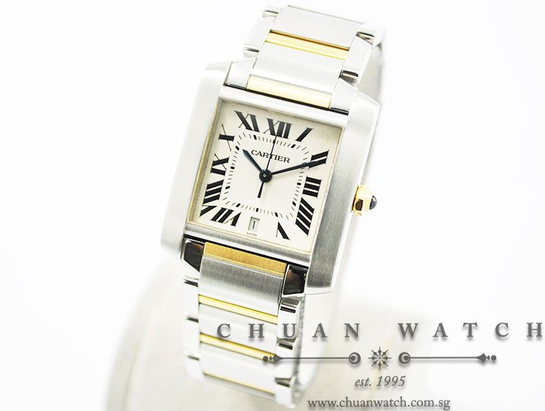 Cartier Tank Francaise Two-Tone Automatic 2302 - Discontinued - Image 2