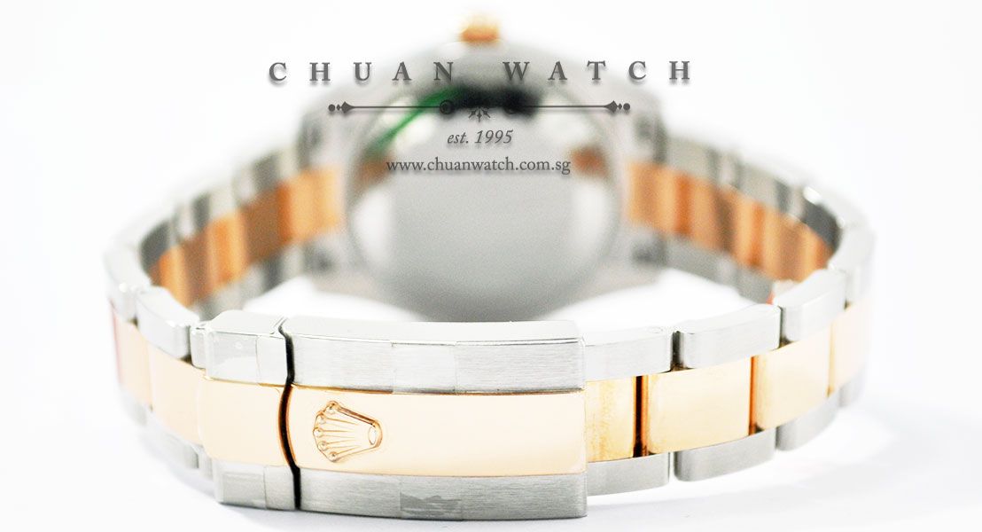 Rolex Boys DateJust 31mm 178271 Black Diamonds - Image 4