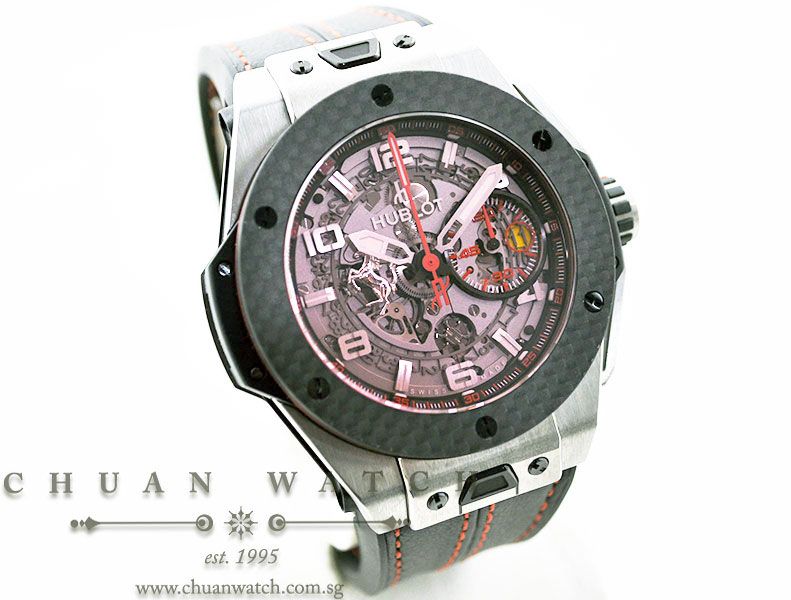 Hublot Big Bang Ferrari Titanium Carbon Red Magic 401.NQ.0123.VR - Limited Edition of 1000 Pieces Only - Image 3