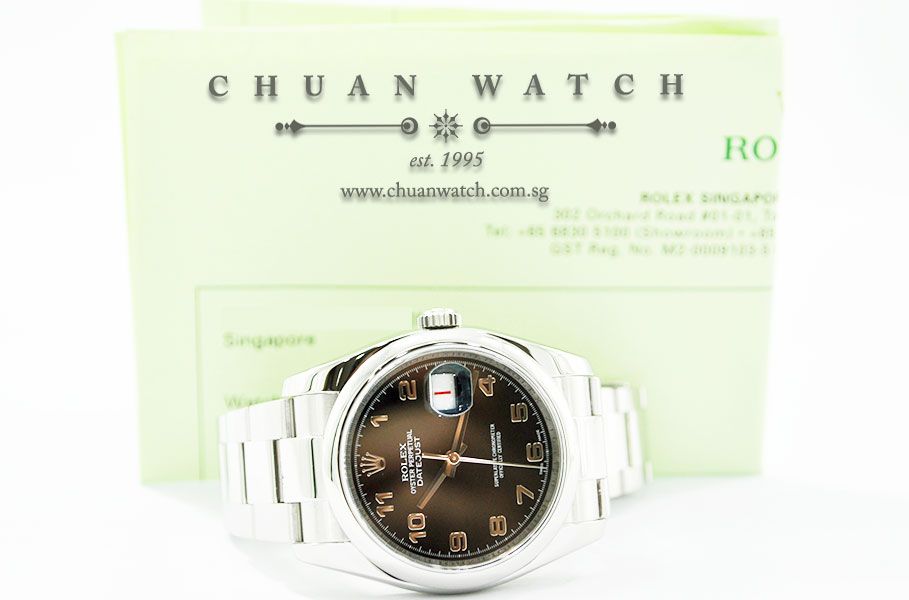 Rolex Gents DateJust 36mm 116200 Black Arabic - Image 5