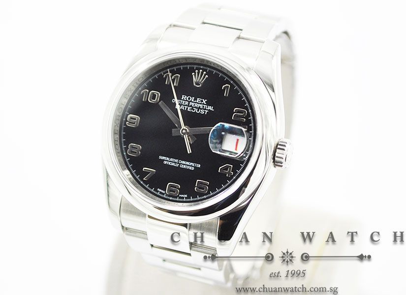 Rolex Gents DateJust 36mm 116200 Black Arabic - Image 2