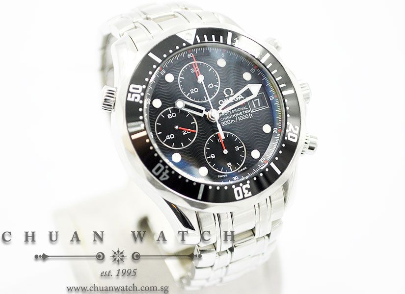 Omega Seamaster Diver Chronograph 300M 41.5mm 213.30.42.40.01.001 - Discontinued - Image 3