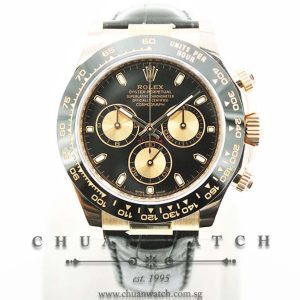Rolex Cosmograph Daytona Everose 116515LN Black Index