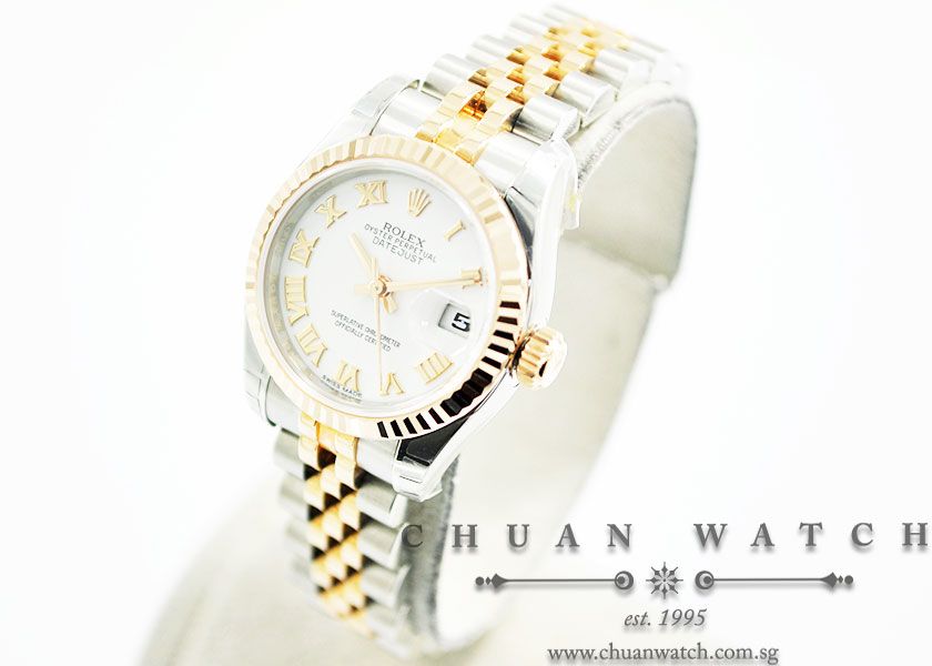 Rolex Ladies DateJust 26mm 179171 White Roman - Discontinued - Image 2