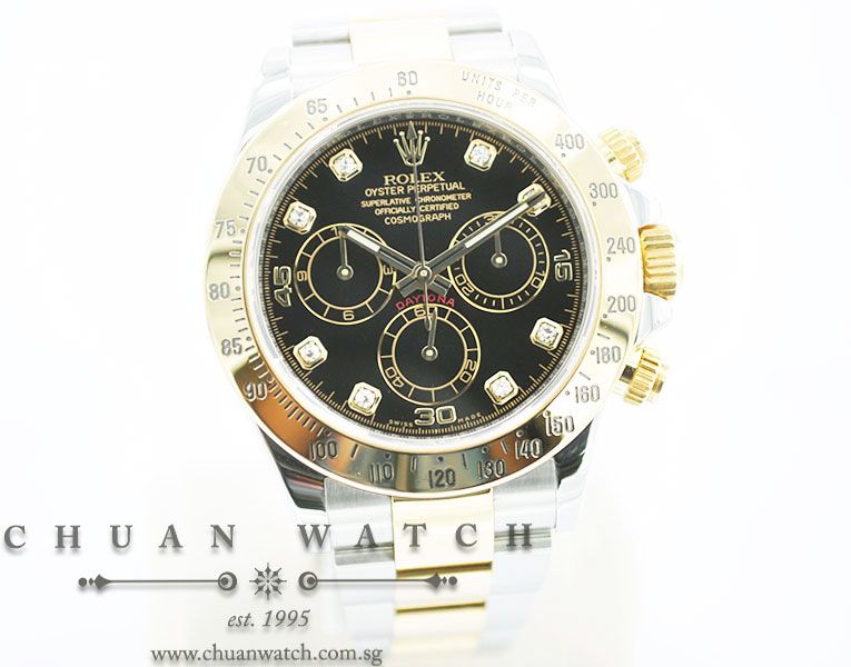 Rolex Cosmograph Daytona 116523 Black Diamonds - Discontinued Reference - Image 3