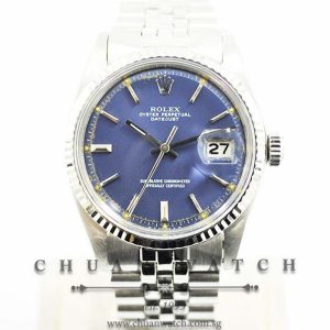 Rolex Vintage Gents DateJust 36mm 1601-4 Blue Index - Discontinued