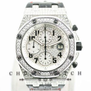 Audemars Piguet Royal Oak Offshore 42mm Pave-Set Custom Diamonds 25940SK