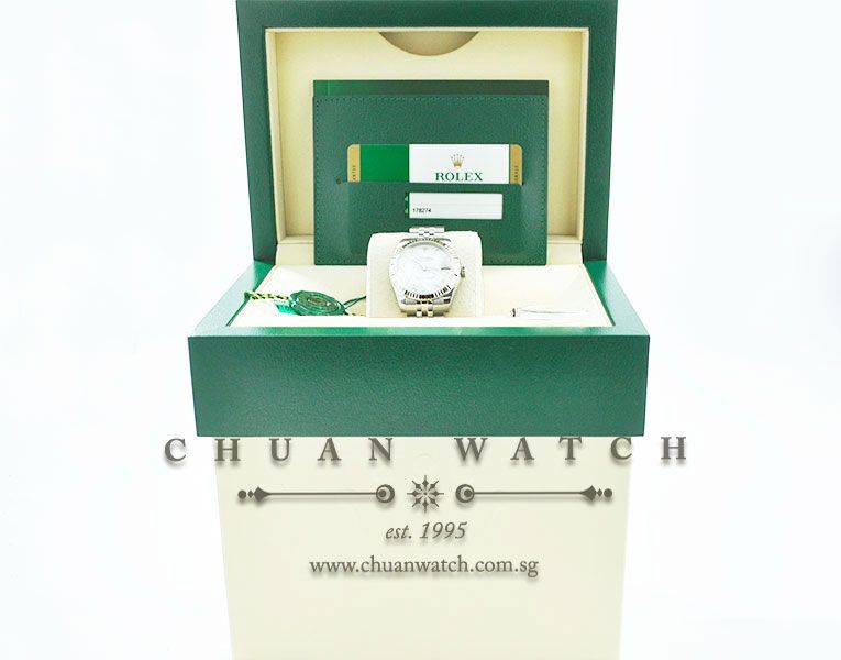 Rolex Boys DateJust 31mm 178274 White Roman - Image 5