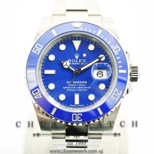 Rolex Submariner White Gold Smurf 116619LB
