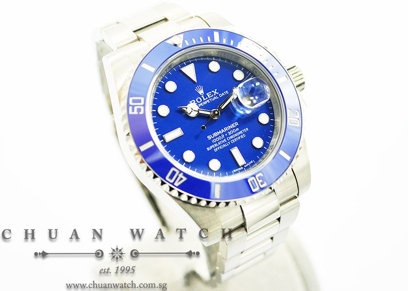Rolex Submariner White Gold Smurf 116619LB - Image 3