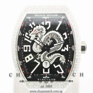 Franck Muller Vanguard Dragon King Pave-Set Custom Diamonds V 45 SC DT AC NR - Limited Edition of 188 Pieces Only