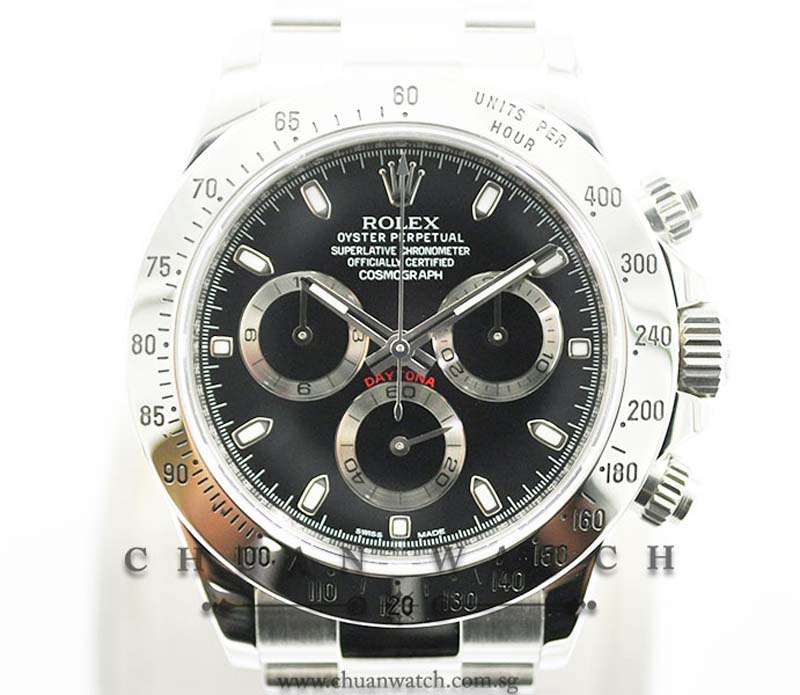 Rolex Cosmograph Daytona 116520 Black - Discontinued