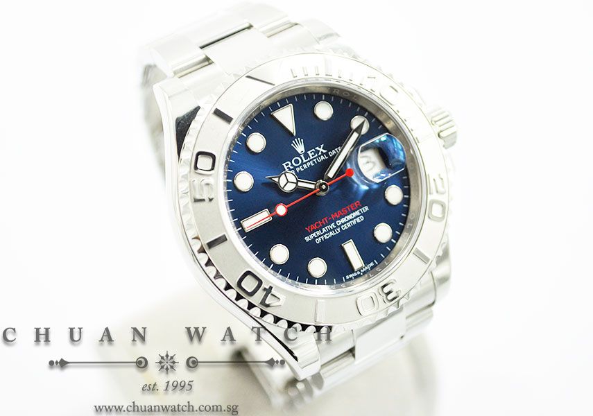 Rolex Gents Yacht-Master 40mm 116622 Blue Sunburst - Image 3