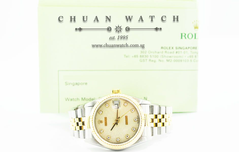 Rolex Boys DateJust 31mm 68273 Ivory Jubilee Diamonds - Discontinued - Image 5