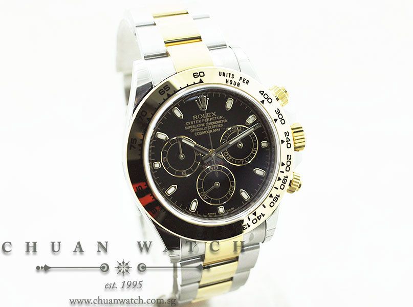 Rolex Cosmograph Daytona Two-Tone 116503 Black Index - Image 3