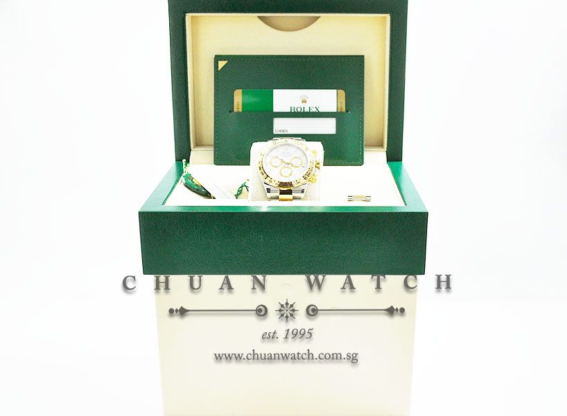 Rolex Cosmograph Daytona Two-Tone 116503 White Index - Image 5