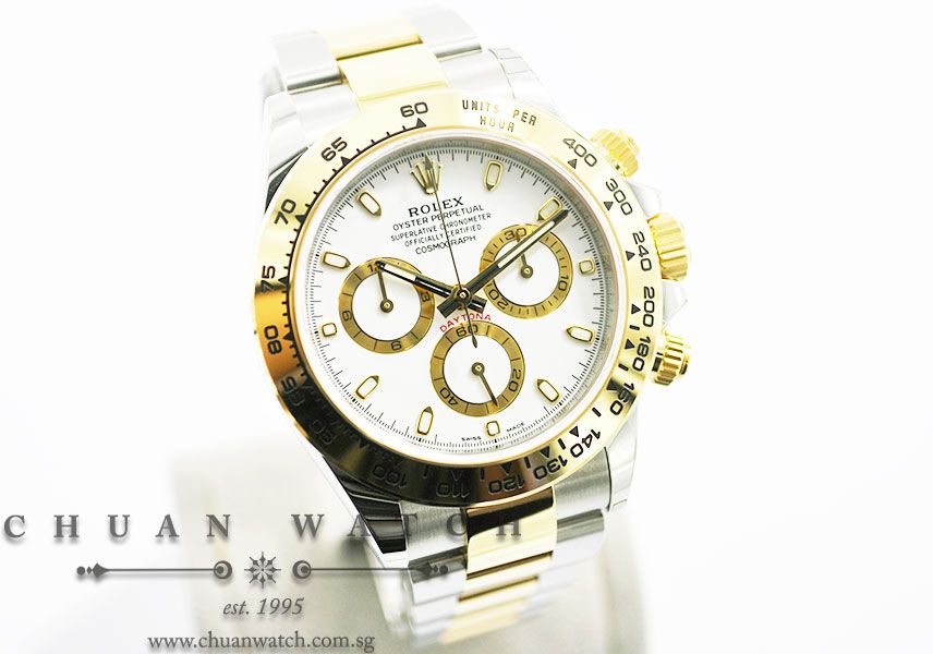 Rolex Cosmograph Daytona Two-Tone 116503 White Index - Image 3