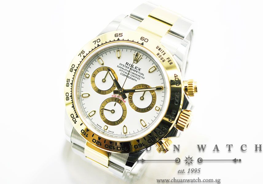 Rolex Cosmograph Daytona Two-Tone 116503 White Index - Image 2