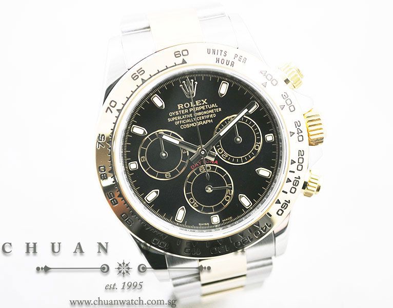 Rolex Cosmograph Daytona Two-Tone 116503 Black Index - Image 3