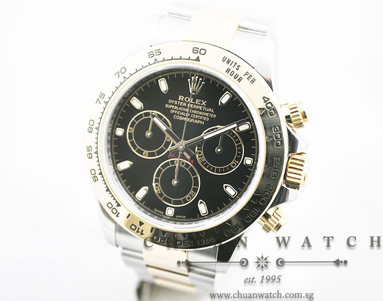 Rolex Cosmograph Daytona Two-Tone 116503 Black Index - Image 2