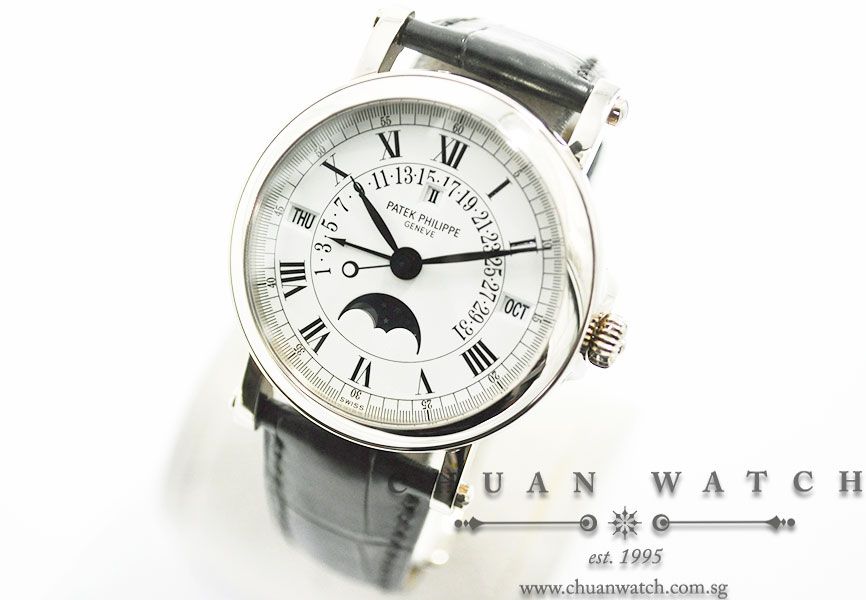 Patek Philippe Perpetual Calendar Retrograde MoonPhase White Gold 36mm 5059G-001 - Discontinued - Image 2
