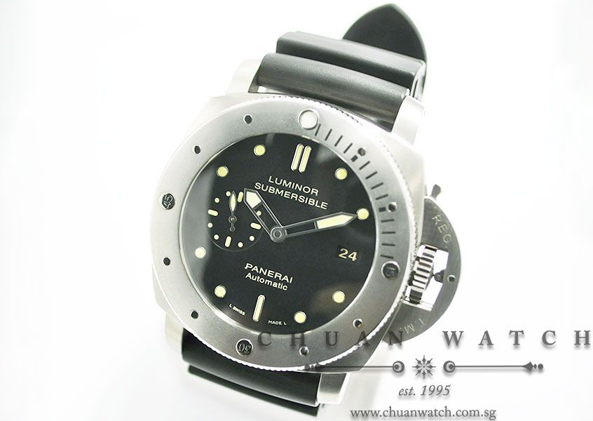 Panerai Luminor 1950 3-Days Submersible Titanio 47mm Pam 305 Q - Discontinued - Image 2