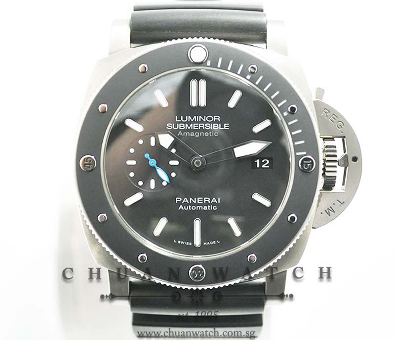 Panerai Luminor 1950 3-Days Submersible Amagnetic Titanio 47mm Pam 1389 T