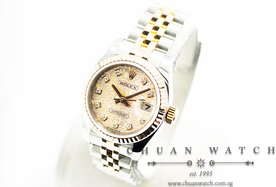 Rolex Ladies DateJust 26mm 179171 Pink Jubilee Diamonds - Discontinued - Image 2