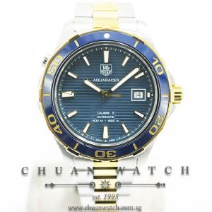 Tag Heuer Aquaracer 500M Calibre 5 Two-Tone Automatic 43mm WAK2120