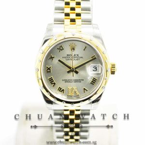 Rolex Boys DateJust 31mm 178343 Silver Roman VI 11BR
