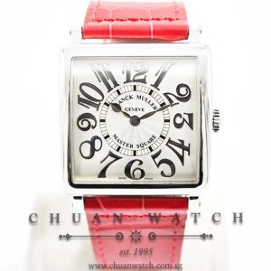 Franck Muller Master Square Quartz 6002 M QZ REL V Silver Relief Arabic
