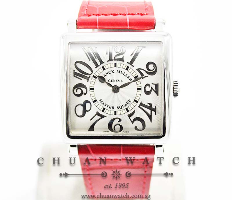 Franck Muller Master Square Quartz 6002 M QZ REL V Silver Relief Arabic