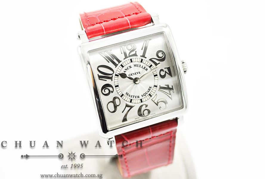 Franck Muller Master Square Quartz 6002 M QZ REL V Silver Relief Arabic - Image 3