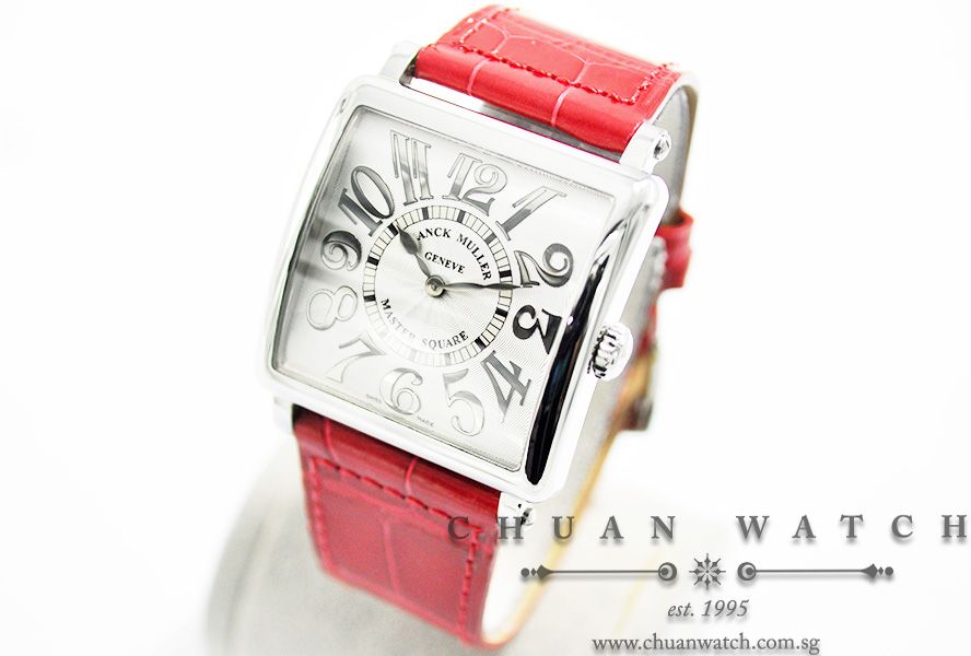 Franck Muller Master Square Quartz 6002 M QZ REL V Silver Relief Arabic - Image 2