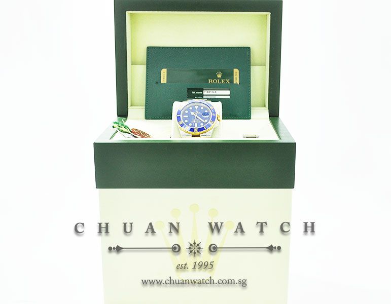 Rolex Submariner Two-Tone 116613LB Matte Blue Diamonds - Discontinued Dial - Image 5