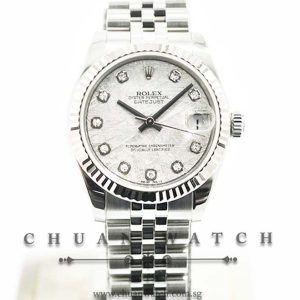Rolex Boys DateJust 31mm 178274 Meteorite Diamonds