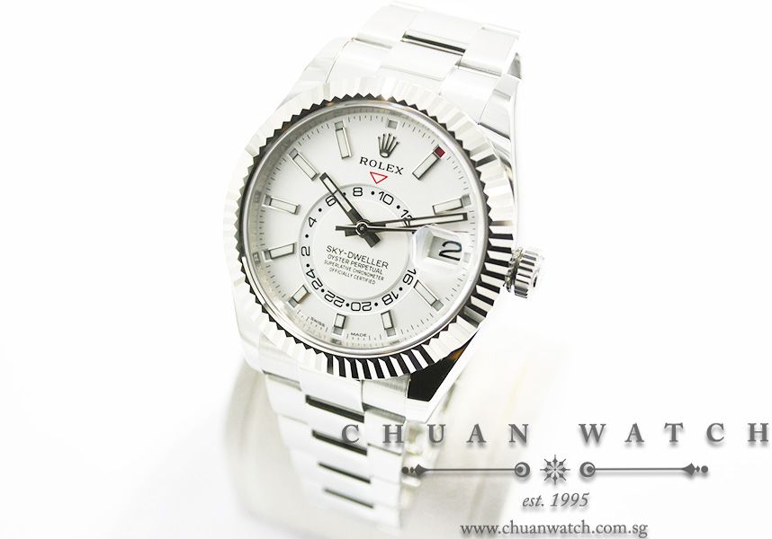 Rolex Annual Calendar GMT Sky-Dweller 42mm 326934 White Index - Image 2