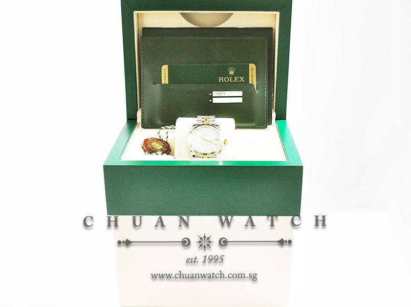 Rolex Boys DateJust 31mm 178273 White MOP Diamonds - Image 5