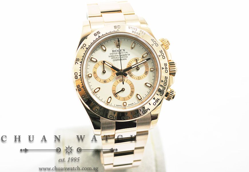 Rolex Cosmograph Daytona Everose 116505 Ivory Index - Image 3