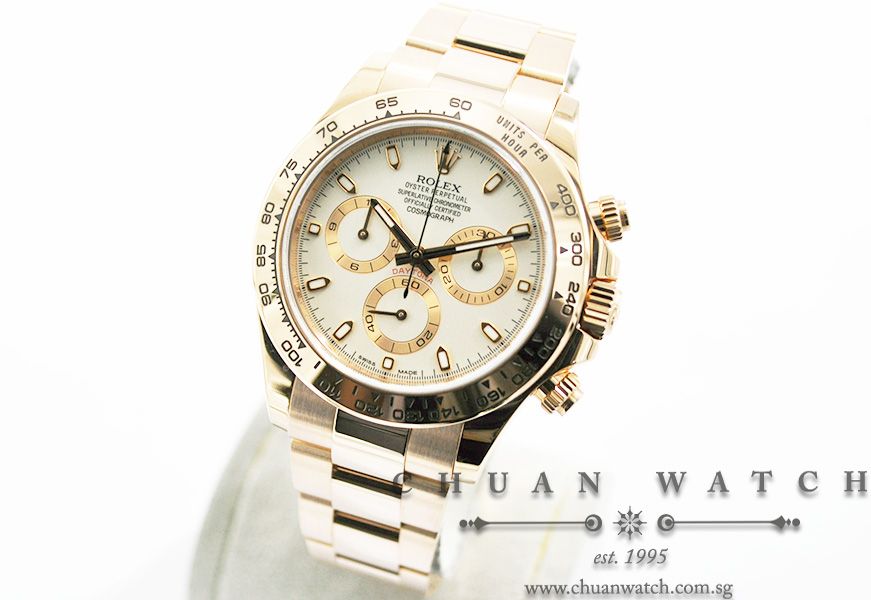 Rolex Cosmograph Daytona Everose 116505 Ivory Index - Image 2