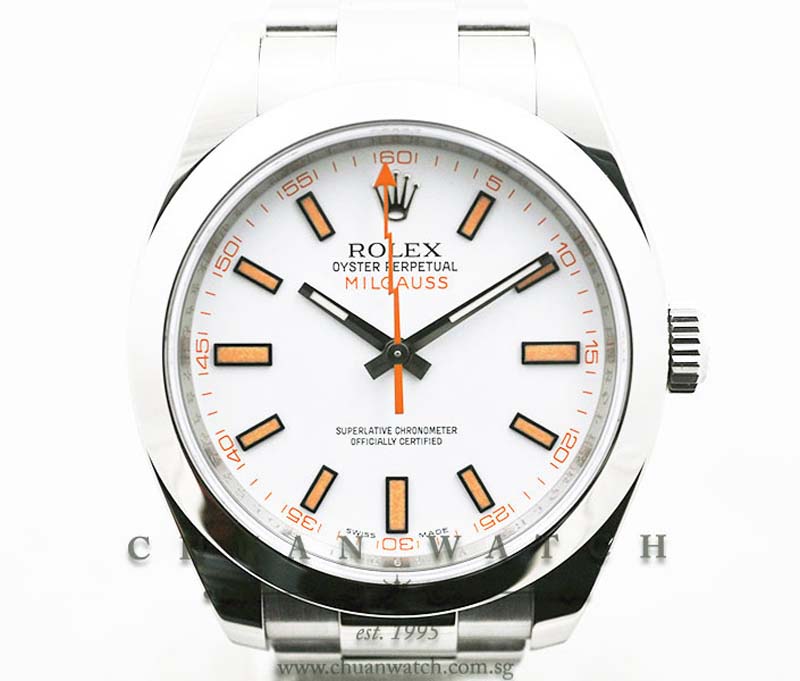 Rolex Milgauss 116400 White - Discontinued