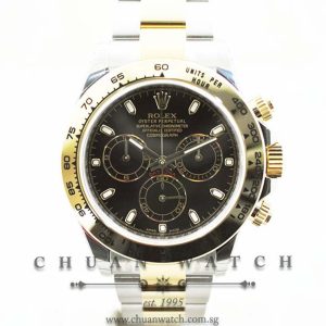 Rolex Cosmograph Daytona Two-Tone 116503 Black Index