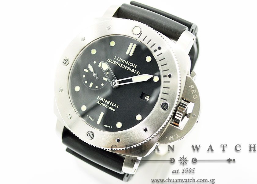Panerai Luminor 1950 3-Days Submersible Titanio 47mm Pam 305 L - Discontinued - Image 2